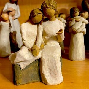 Willow Tree Figurine - with my grandmother “ tell me a story”